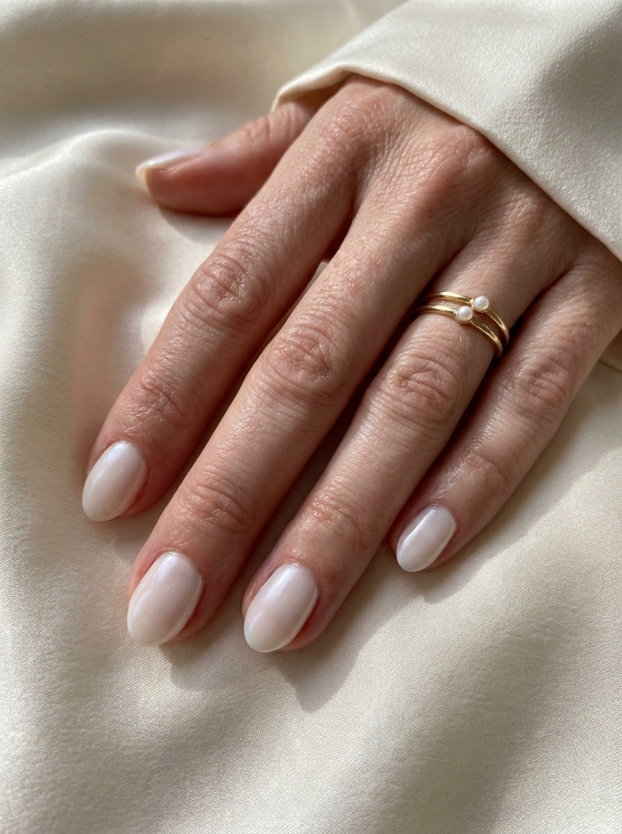 Basic Pearl Nails als Basic Nails Inspiration 2026